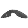 KA-BAR TDI LE Knife 2" Serrated Blade, Black